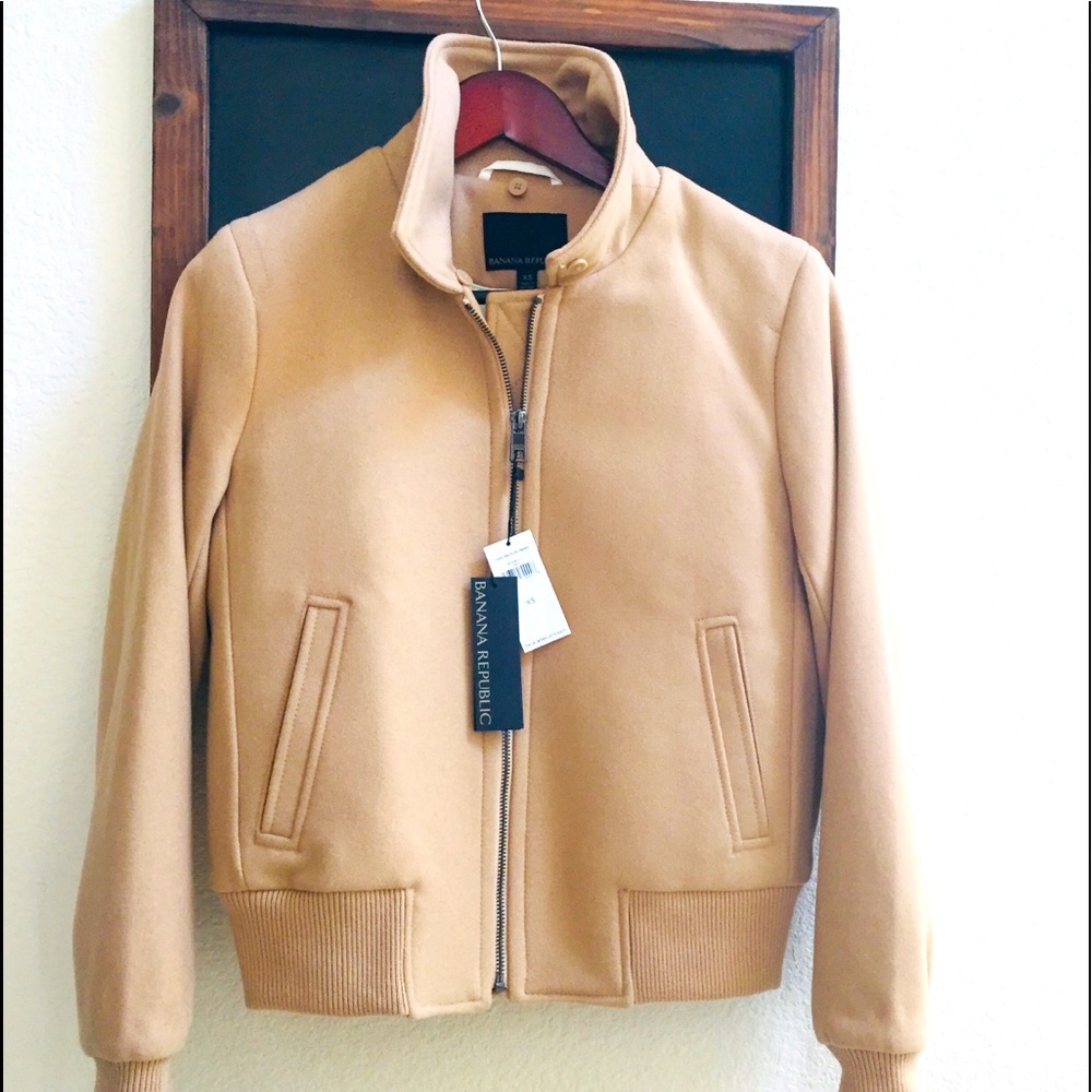 Banana Republic Women's Wool Bomber Jacket